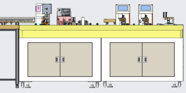 二次線自動化生產(chǎn)線之全自動套號碼管端子機(jī)