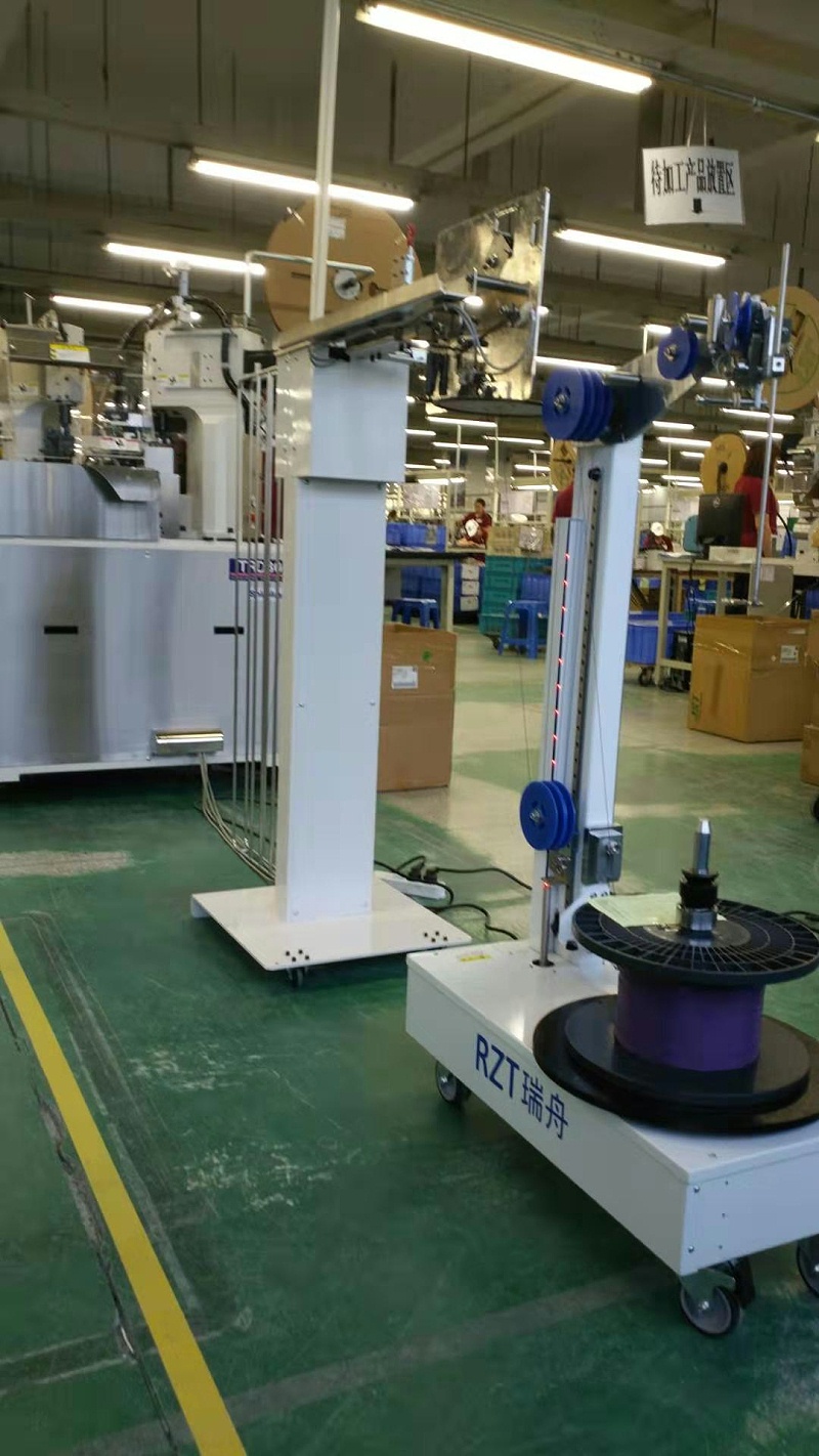 全自動(dòng)智能放線機(jī)適配日本新明和TRD301全自動(dòng)端子壓著機(jī)